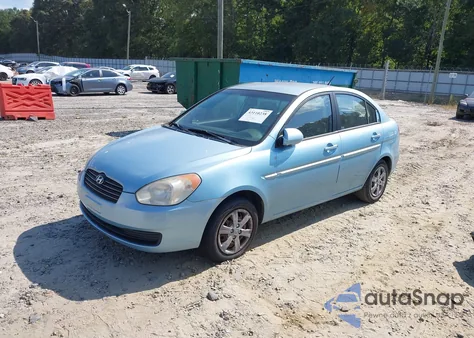 2009 Hyundai Accent Gls z USA, uszkodzony, nr VIN KMHCN46C09U335042